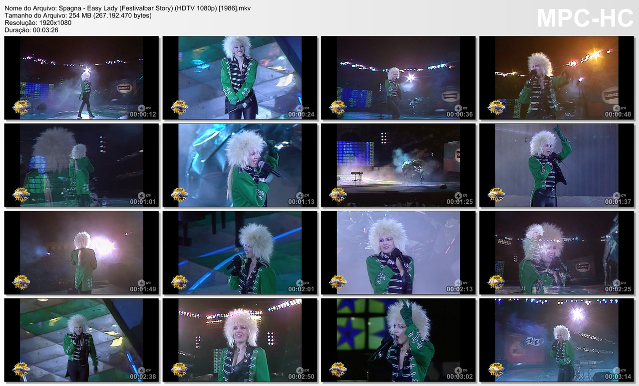 Spagna - Easy Lady (Festivalbar Story) (Rete 4 HDTV 1080p) [1986]