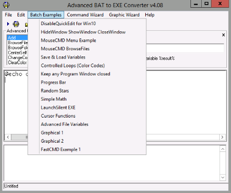 Advanced BAT to EXE Converter Free 4.59