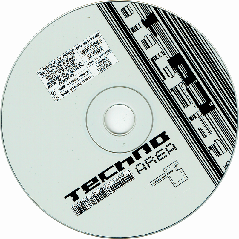 29/03/2024 - Various – Techno Area Volume 1 (2 x CD, Compilation)(Steady Beatz – SPV 089-77302)  2000 Disc1