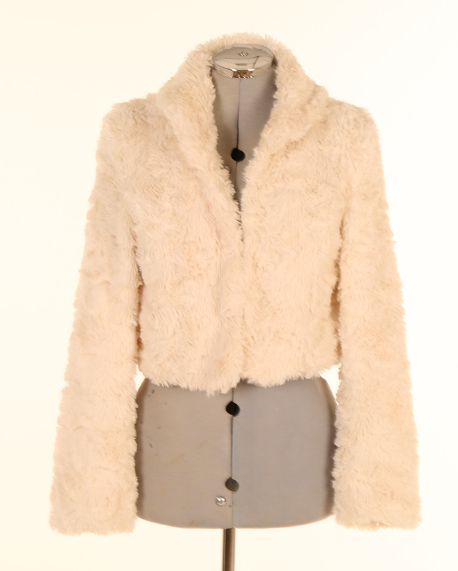 White Fur Jacket - Adult 10