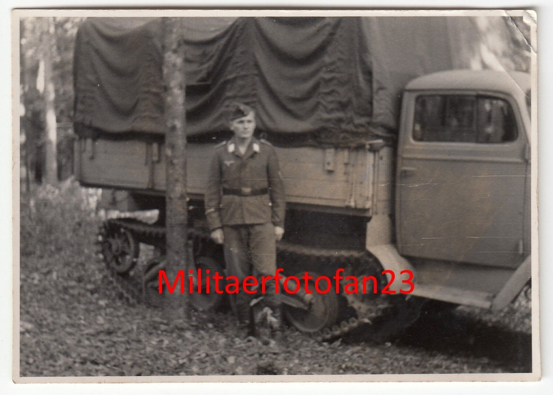 Wehrmacht Luftwaffen Flak Ausbildung Maultier (H