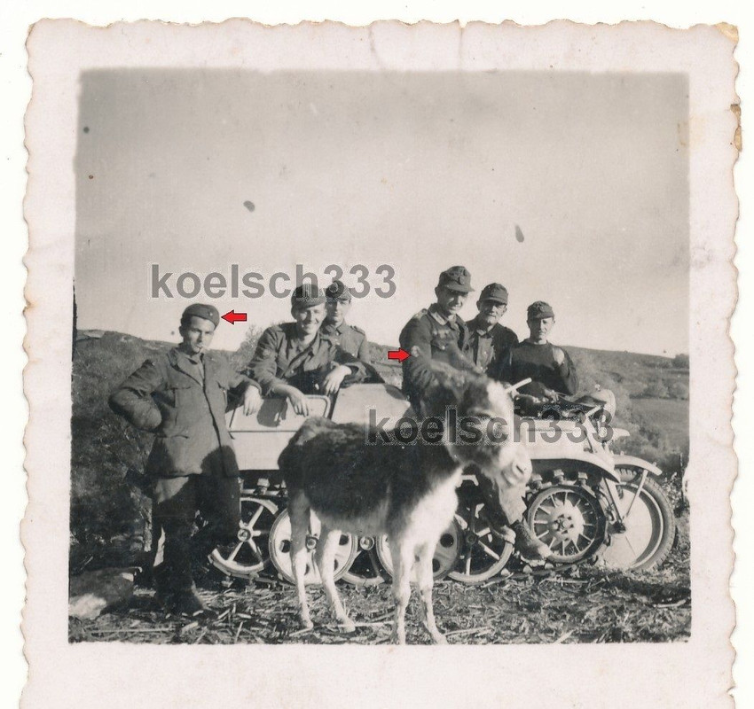 Foto Gebirgsjäger NSU Kettenkrad Sd.Kfz. 2 Krad 
