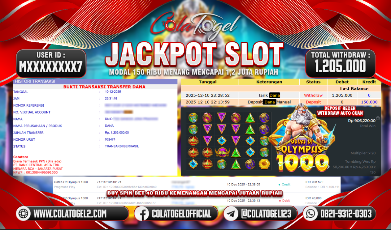 JACKPOT SLOT GACOR!!