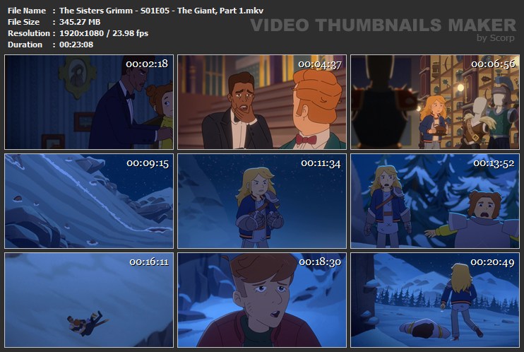 The Sisters Grimm S01E05 The Giant Part 1 mkv