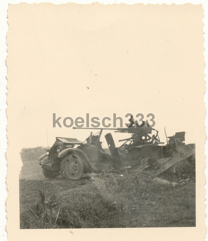 Flak LKW Wrack Ostfront Kämpfe Dubno Russland Ar