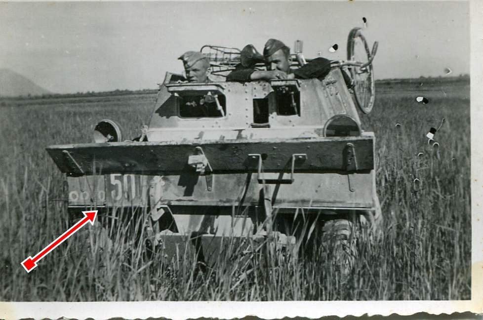 Orig. Foto Beute Panzerspähwagen Dingo England P
