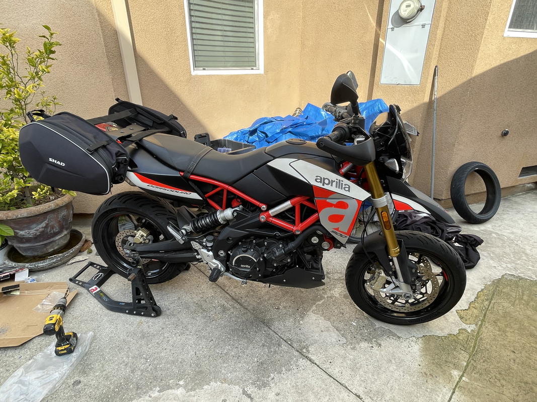 Rack with bags (far view)