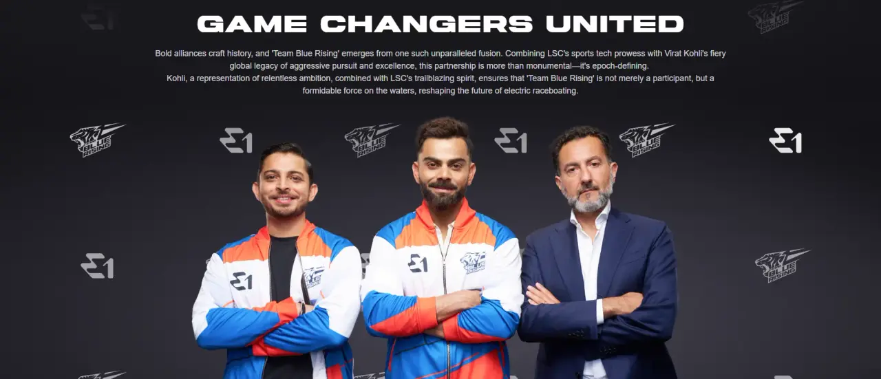 Virat Kohli's new Blue Rising team