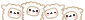 Pixel art of four white Alpacas cuddling