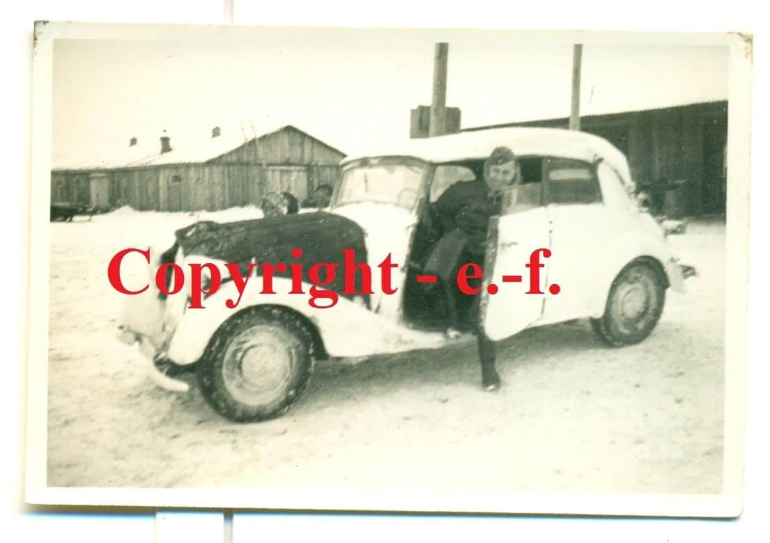 FOTO - FAHRZEUG - KÜBELWAGEN mit weißer WINTER-T