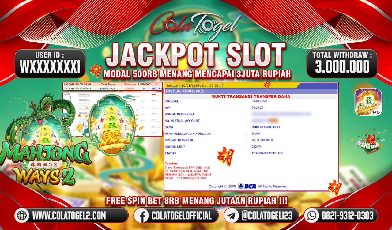 JACKPOT SLOT GACOR!!