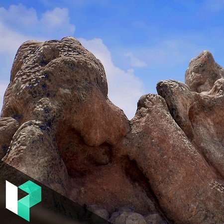 Modeling, Texturing, and Shading Volcanic Rocks for Unreal