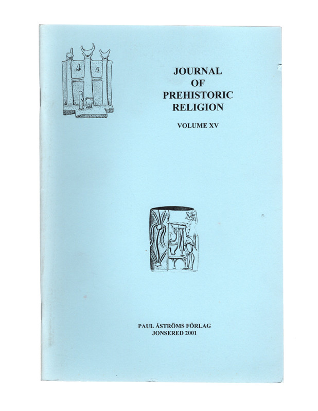 Image for JOURNAL OF PREHISTORIC RELIGION, Volume XV.