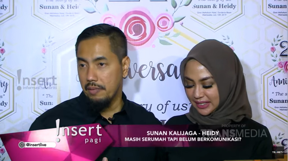 Orangtua Salmafina Sunan, Sunan Kalijaga & Heidy Sunan
