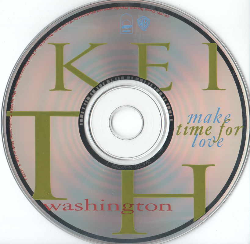 Keith Washington Make Time For Love CD [1991]