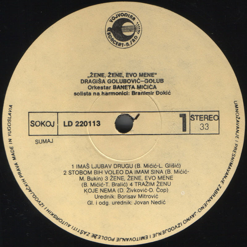 Dragisa Golubovic Golub 1986 sA