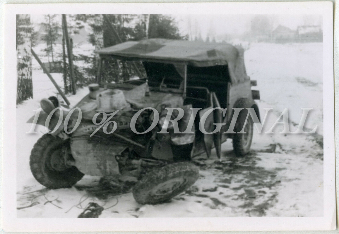 Gattschina Leningrad Russland Winter Pkw Kfz Auto Kübelwagen Dor