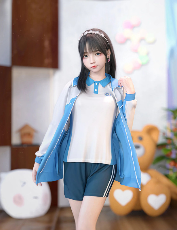 dForce SU School Uniform Bundle for Genesis 8 and 8.1 Females