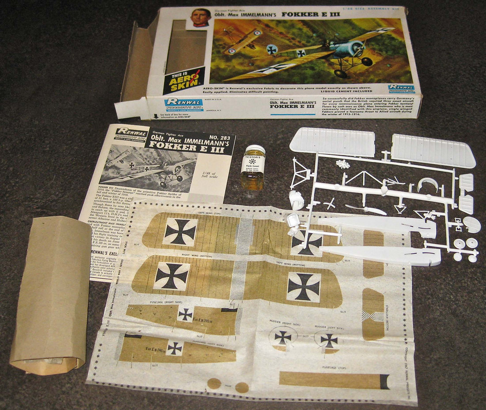 Renwal 1-48 Fokker EIII guts