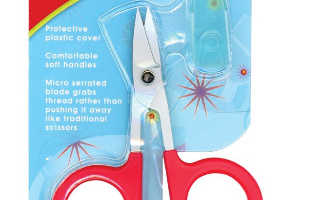 Karen Kay Buckley's Perfect Curved Scissors 3-3/4inch Red - 000309520452  Quilting Notions