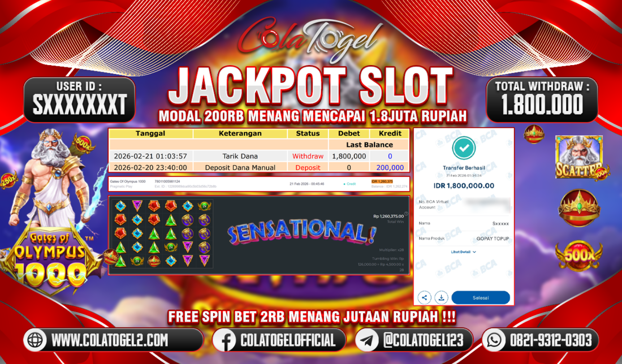 JACKPOT SLOT GACORR!!