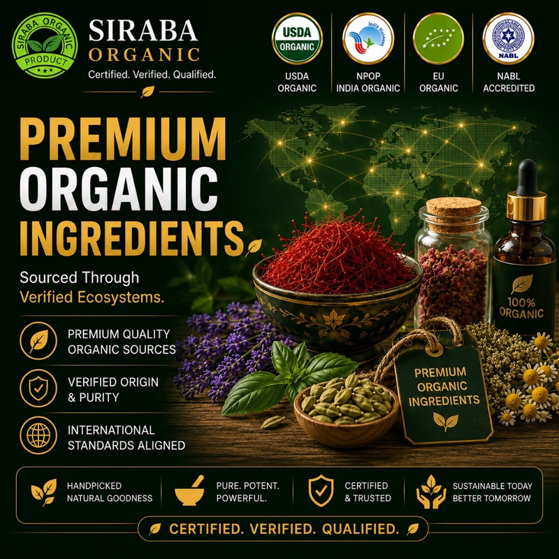 Premium Organic Ingredients