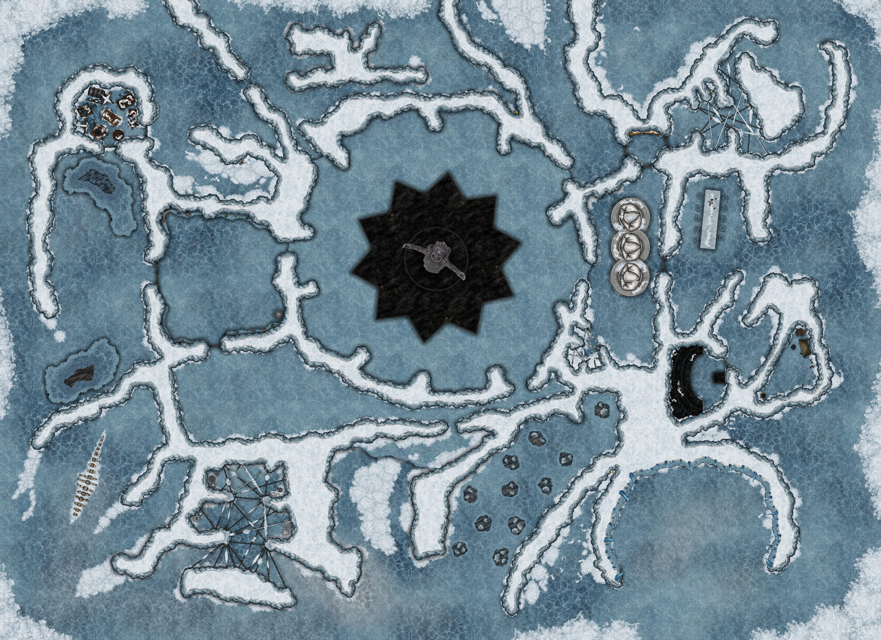 Frozen Tears 84x61 Ground nogrid lights