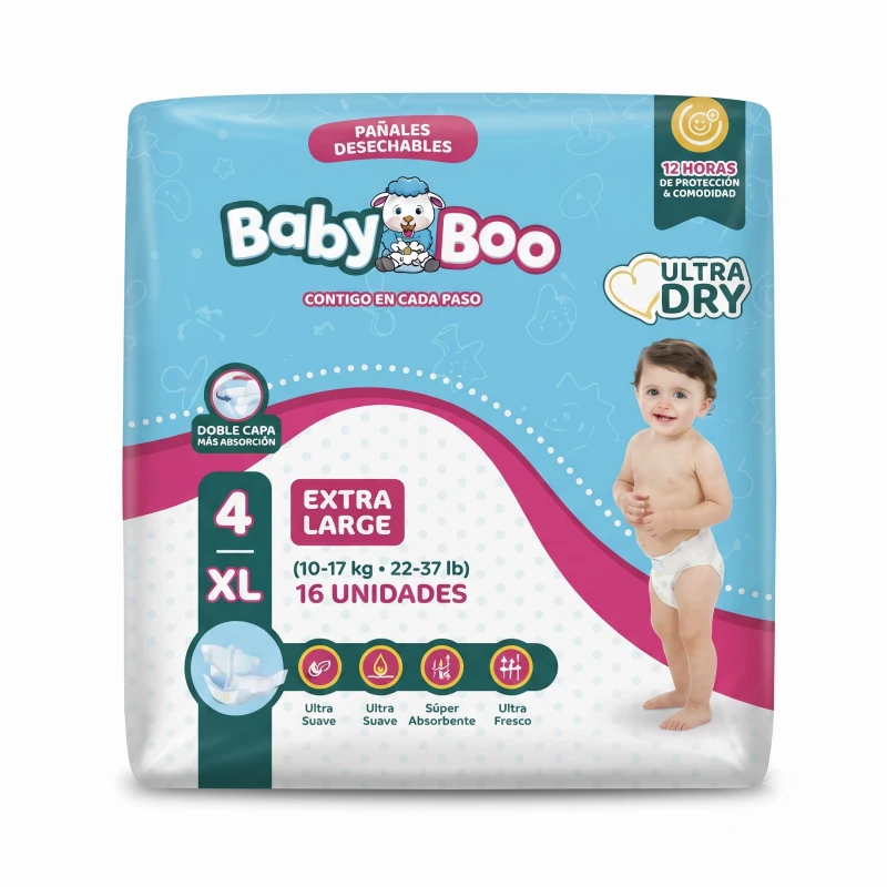 Baby Boo Pañales XL4 16/1