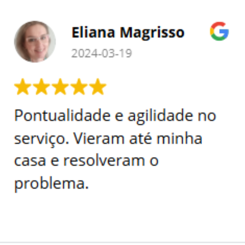 Print de avaliação de cliente 1