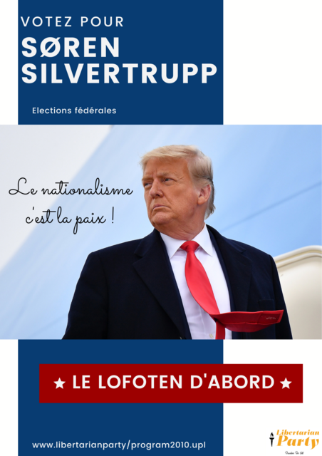 affiche de campagne de Soren Silvertrupp