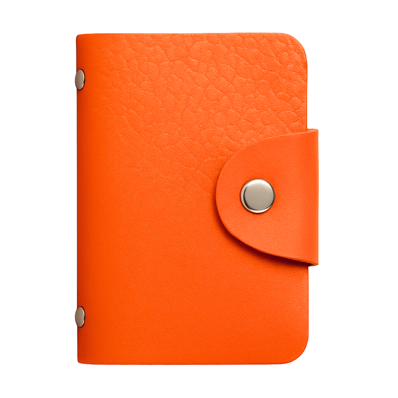 24 Slots Card Holder, Orange