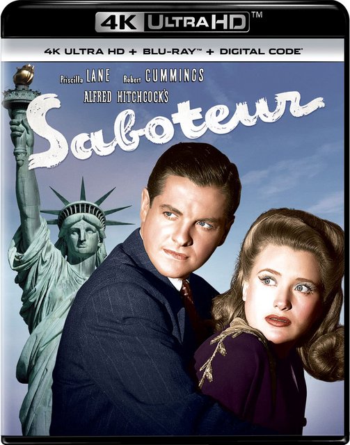 Sabotaż / Saboteur (1942) MULTi.2160p.UHD.BluRay.Remux.HEVC.DTS-HD.MA.2.0-fHD / POLSKI LEKTOR i NAPISY