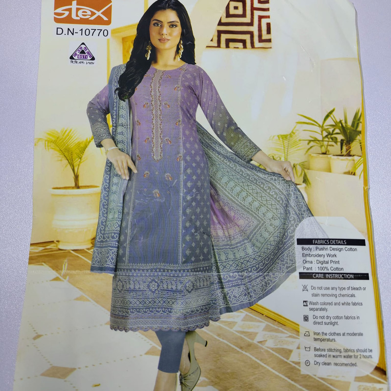 New Exclushive Collection High Qualitiey Cotton Printed Three Piece