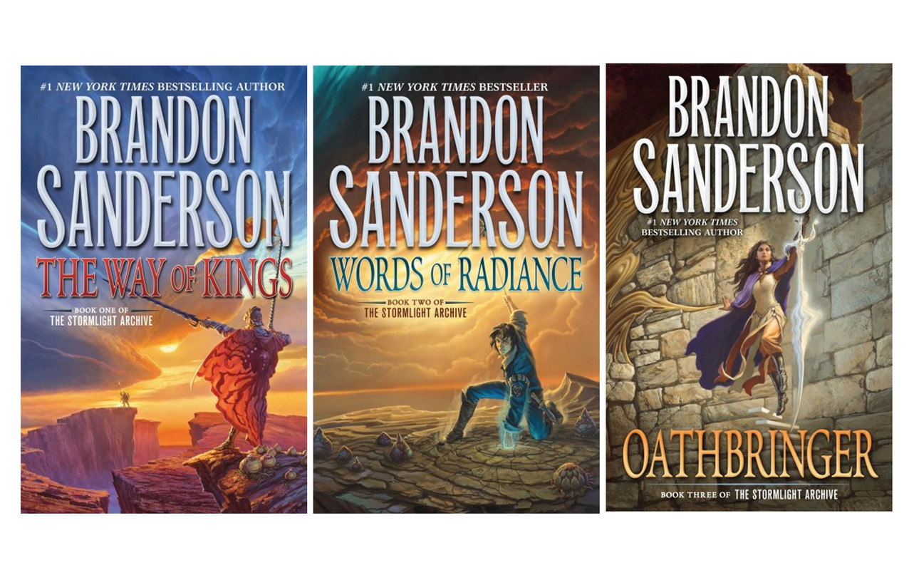 STORMLIGHT ARCHIVE 4 BOOK SET Sanderson WAY WORDS OATHBRINGER