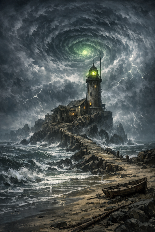 Storm wracked lighth