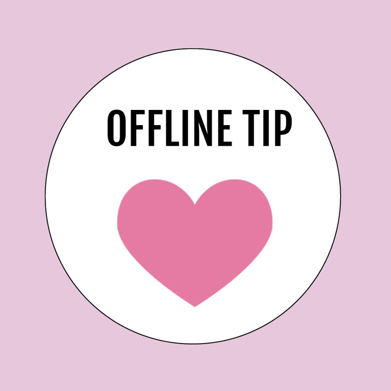 offline tip button