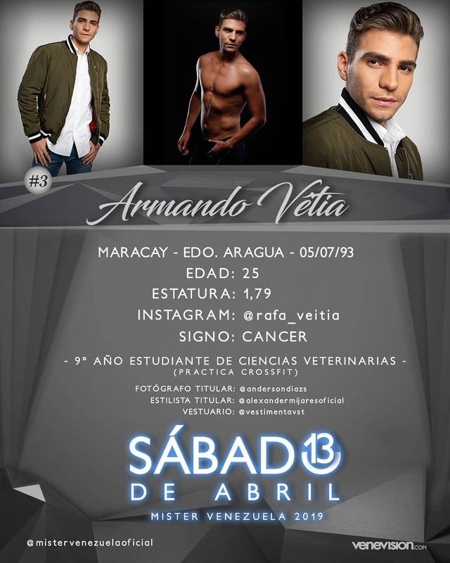 candidatos a mr venezuela 2019. final 13 de abril. (vencedor ira a mr world 2019). - Página 2 Mister-Venezuela2019-a-03