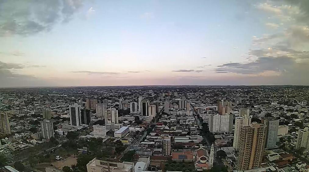 Campo Grande nesta manhã de segunda-feira