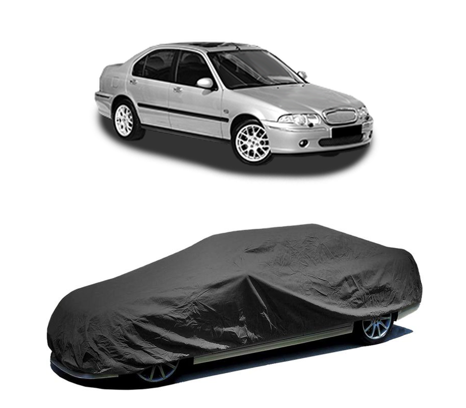 Husa tip prelata auto pentru ROVER 45 I Saloon (RT) 2000 - 2005,culoare negru, material textil impermeabil, rezistanta la intemperii praf UV, CARPASSION Husa Protectie