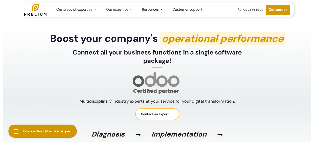Odoo Development Company in France Prelium