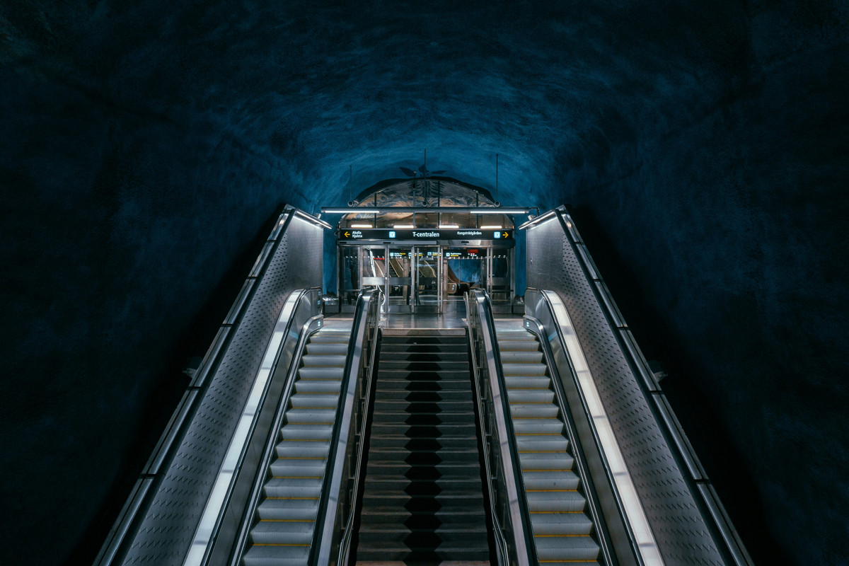 T Centralen metro station in Stockholm