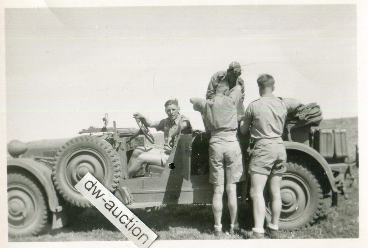 Afrika DAK , Fallschirmjäger mit Fahrzeug