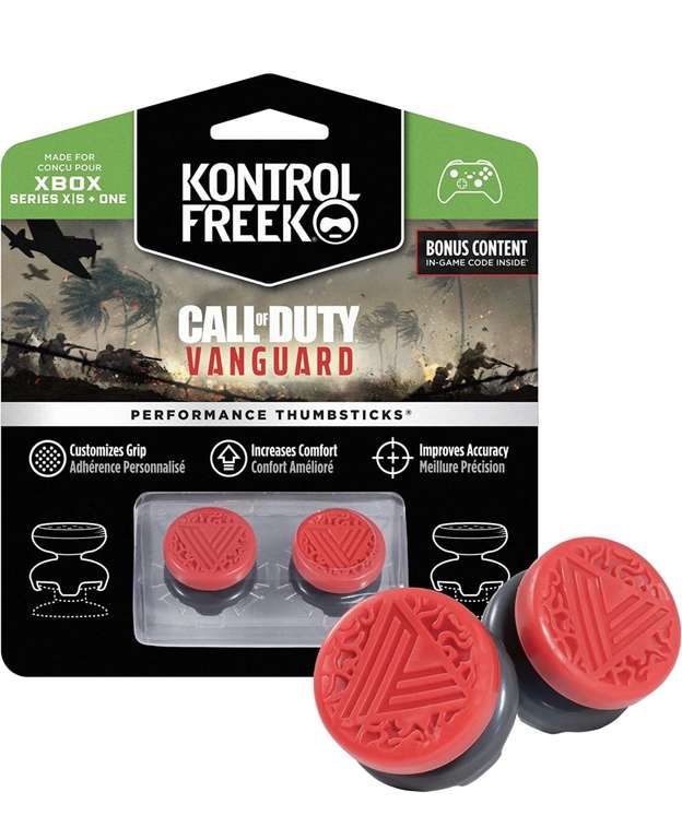 Amazon: KontrolFreek Call of Duty: Vanguard Performance Thumbsticks for Xbox One and Xbox Series X 
