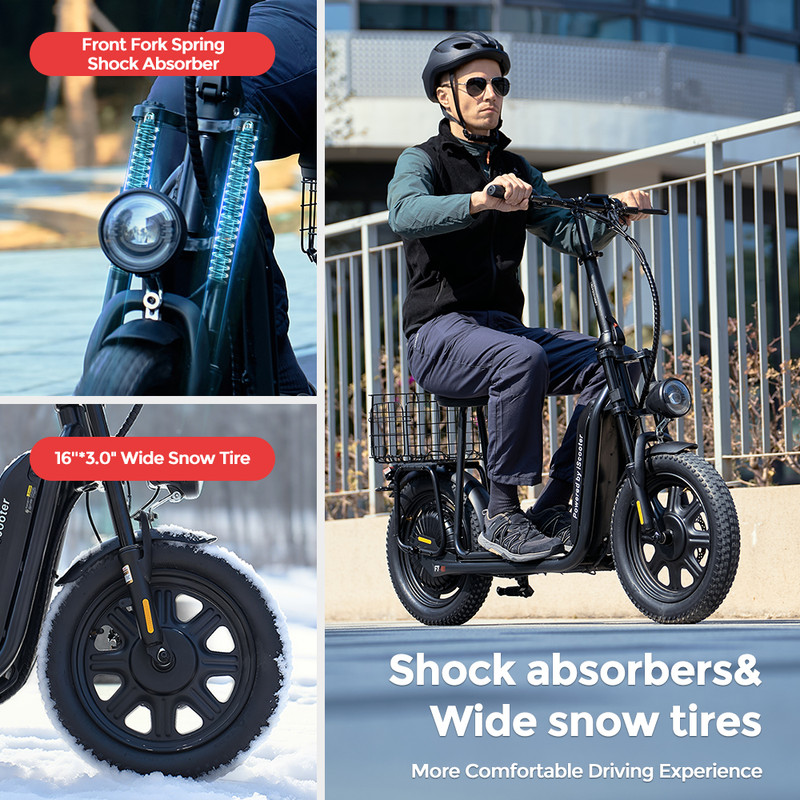 Trottinette électrique IScooter IX7 Pro Tout-terrain – 2000W, 60km/h, 80km D’autonomie – NEUVE