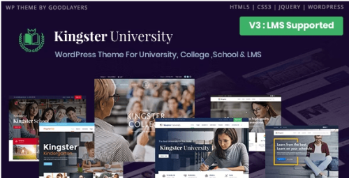 Themeforest - Kingster v3.2.1 - Education WordPress For University, College and School