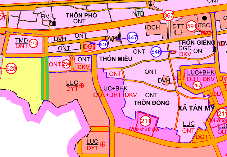 Đường sẽ mở đi qua phía đông Trung tâm Thương mại Thể thao Lam Sơn phường đa mai tỉnh bắc ninh tức xã tân mỹ tp bắc giang cũ