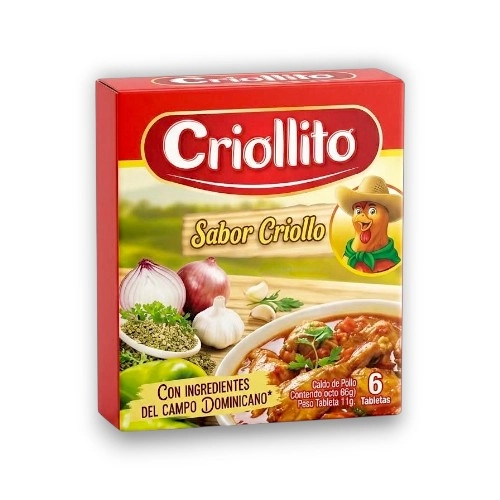 Criollita Caldo de Pollo 6/1