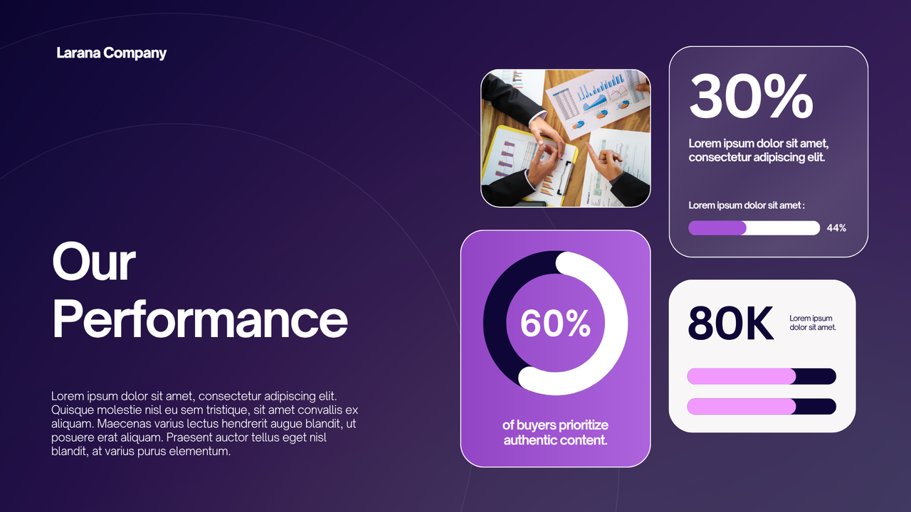 Purple and White Modern Gradient Business Pitch Deck Presentation