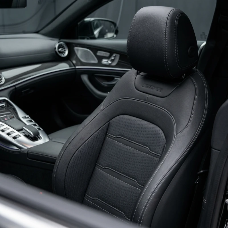 Obsidian Black Luxury Car Seat Cover