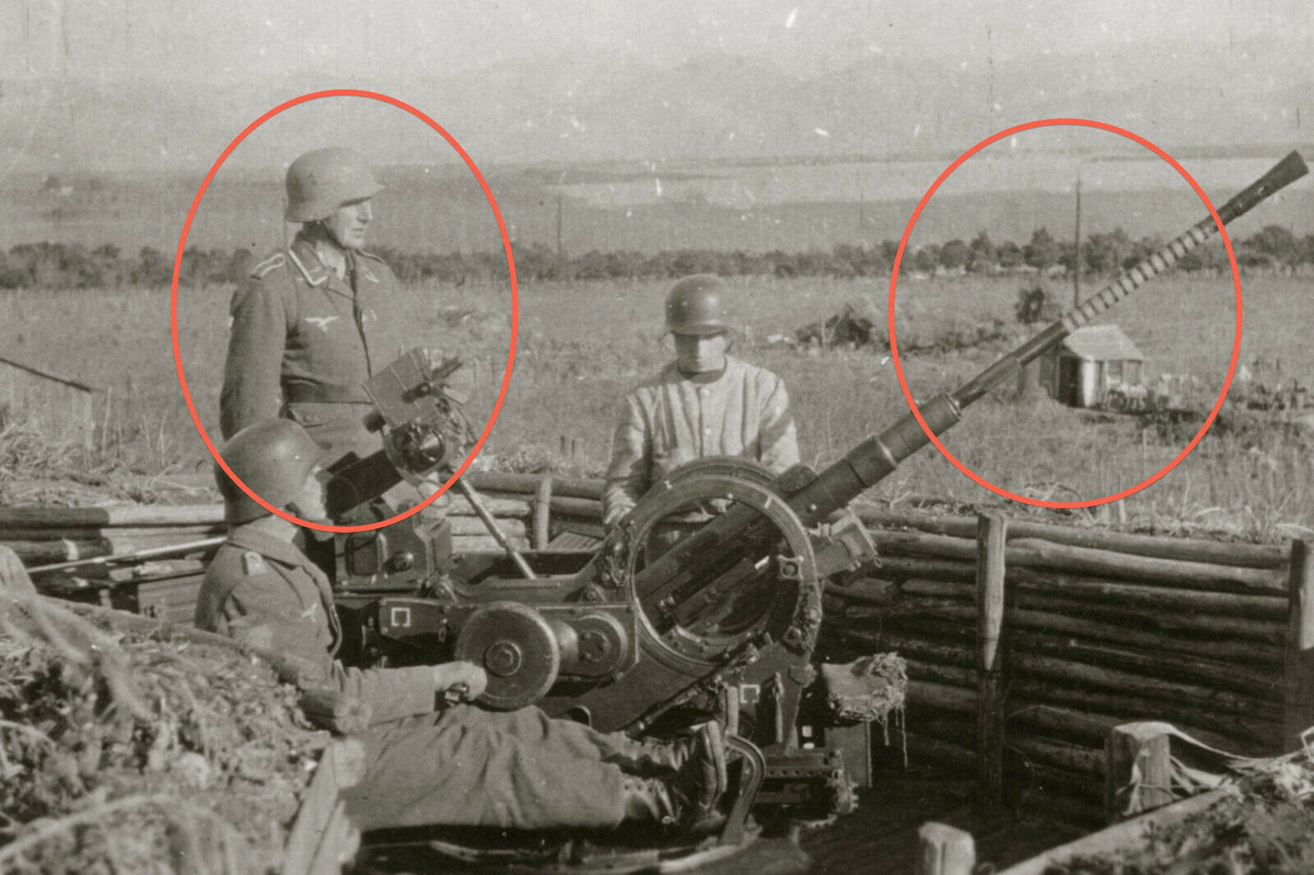 Orig.Fotos FLAK Brig. 22 SIZILIEN 1943 Rückzug Sicilia Technik Italia